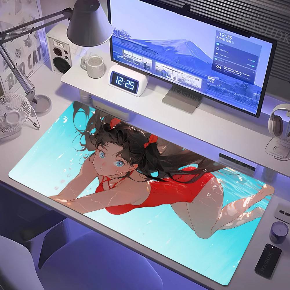 Esports Gaming Stocks - Tohsaka Rin Game Fate Mousepad Non-slip
