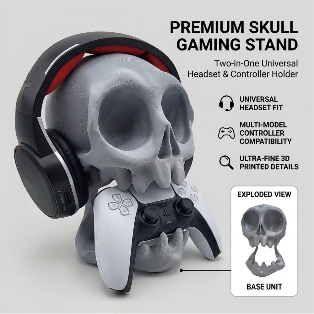 Esports Gaming Earphones - Creative Gaming Controller Esports Earphone Stand
