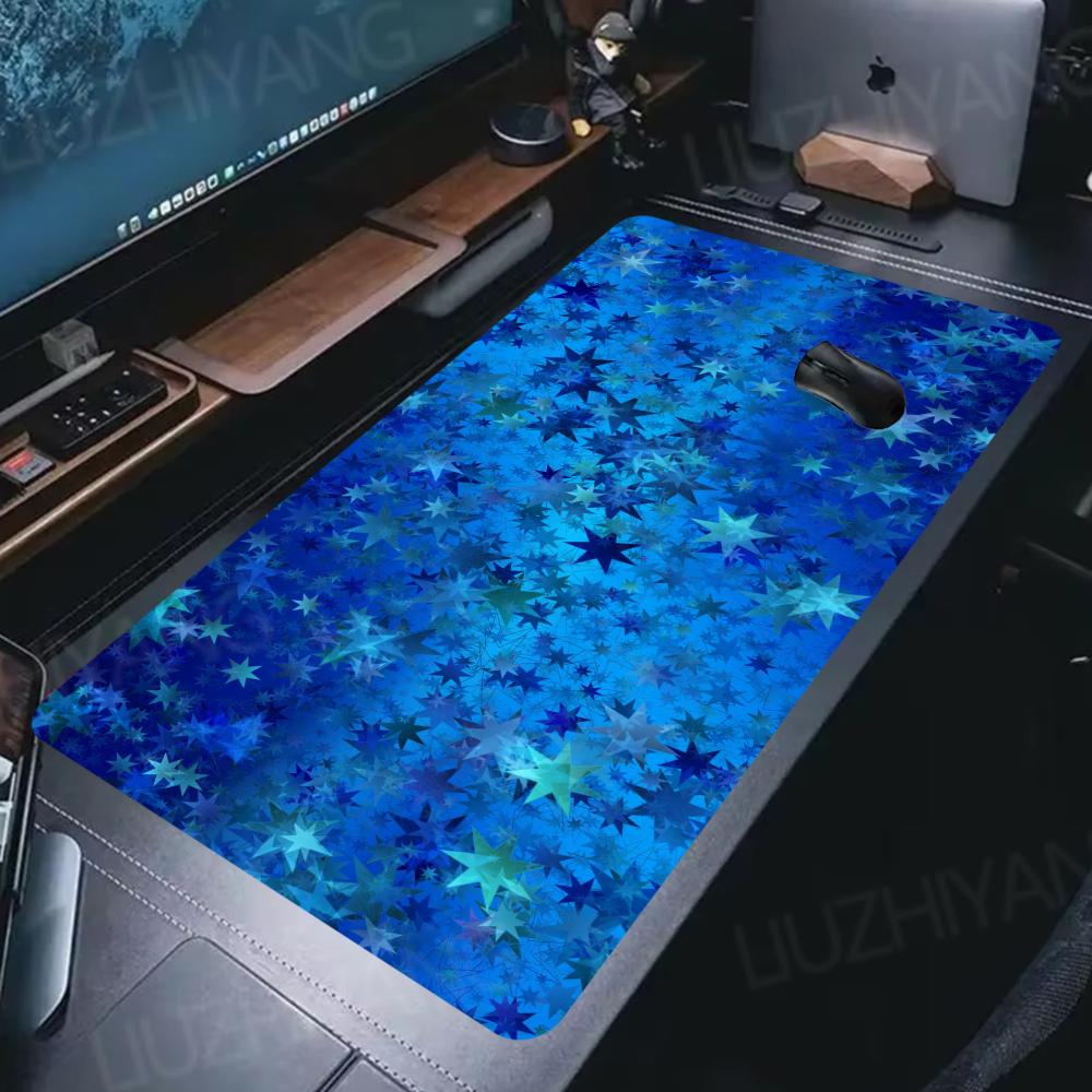 Esports Gaming Stocks - Blue Maple Leaf Mouse Pad Esports