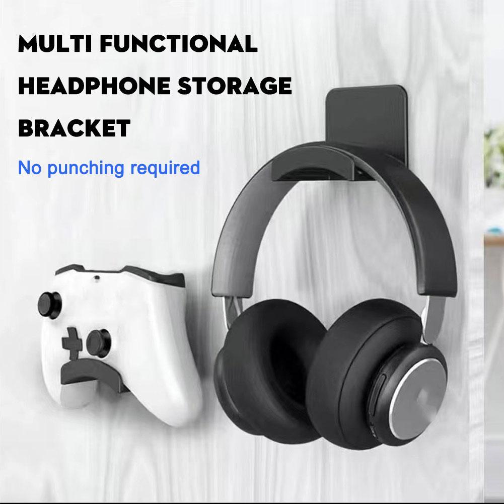 Esports Gaming Earphones - Punch-Free Wall Mount Headphone Stand Universal