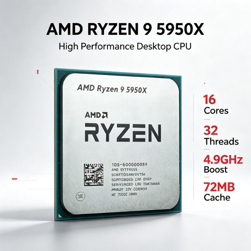 Desktop Component CPU AMD R9 5 - Amd Cpu Ryzen 9 review and price
