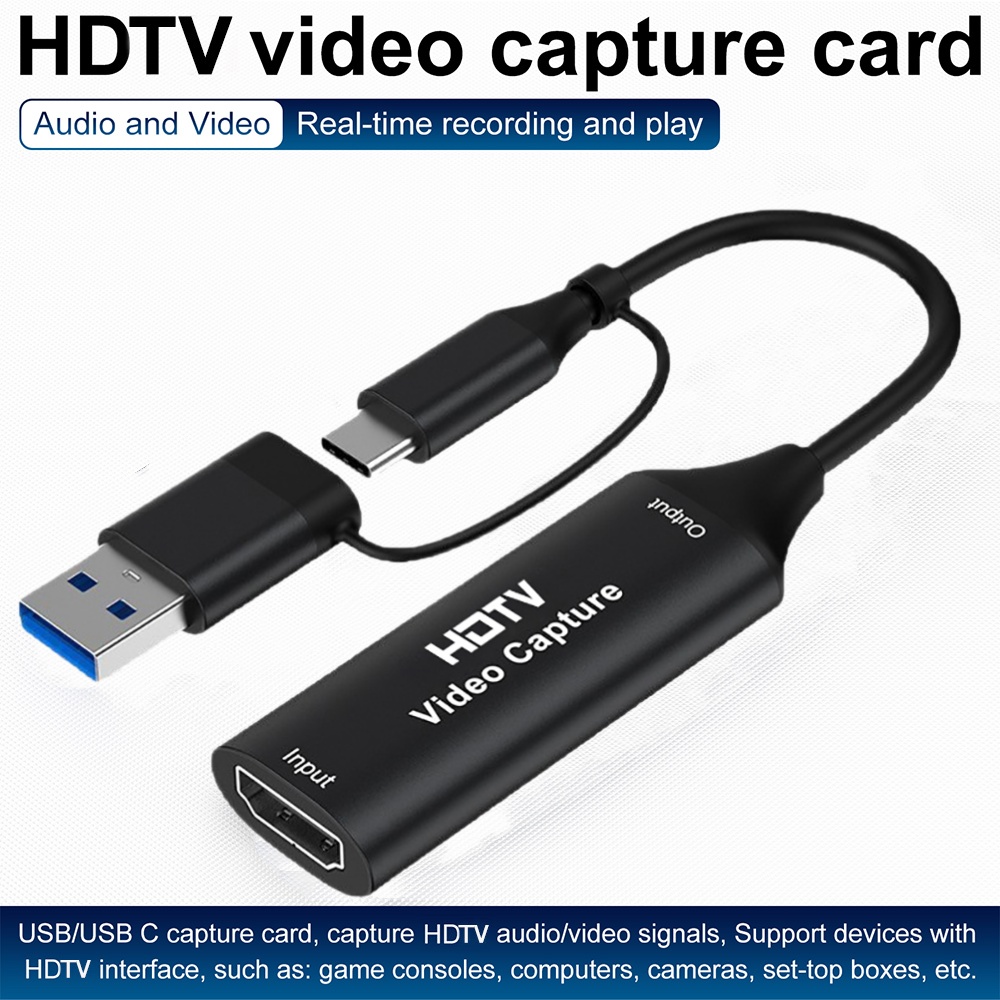 2 in 1 USB 3.0 Video Capture C - Capture Card 4K Hdmi review and price