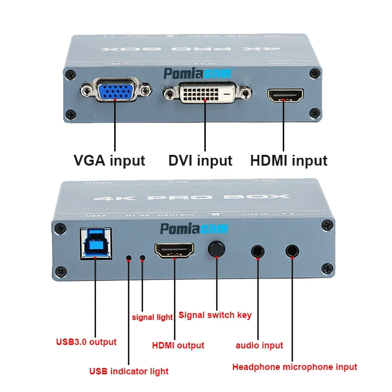 4K PRO BOX DVI HDMI VGA To USB - Capture Card 4K Hdmi review and price