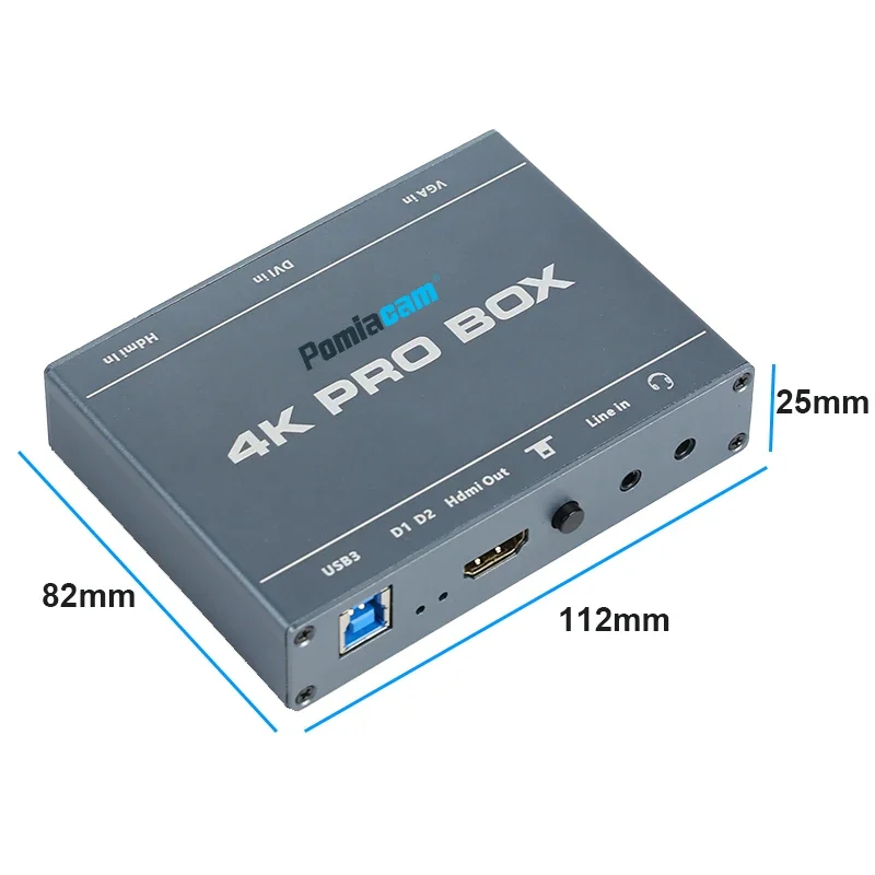 4K PRO BOX DVI HDMI VGA To USB - Capture Card 4K Hdmi review and price