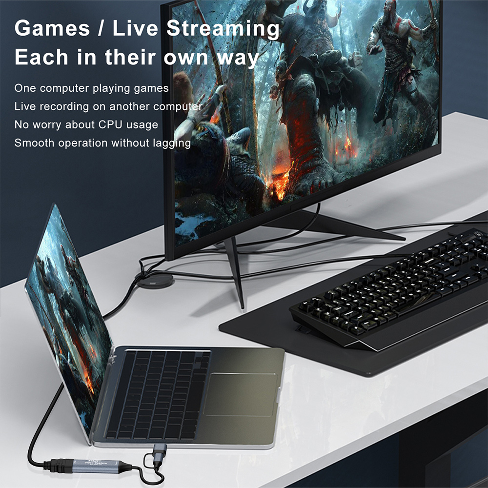 2 in 1 USB 3.0 Video Capture C - Capture Card 4K Hdmi review and price