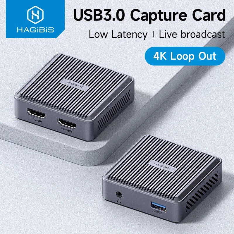 Hagibis 4K HDMI-Compatible Vid - Capture Card 4K Hdmi review and price