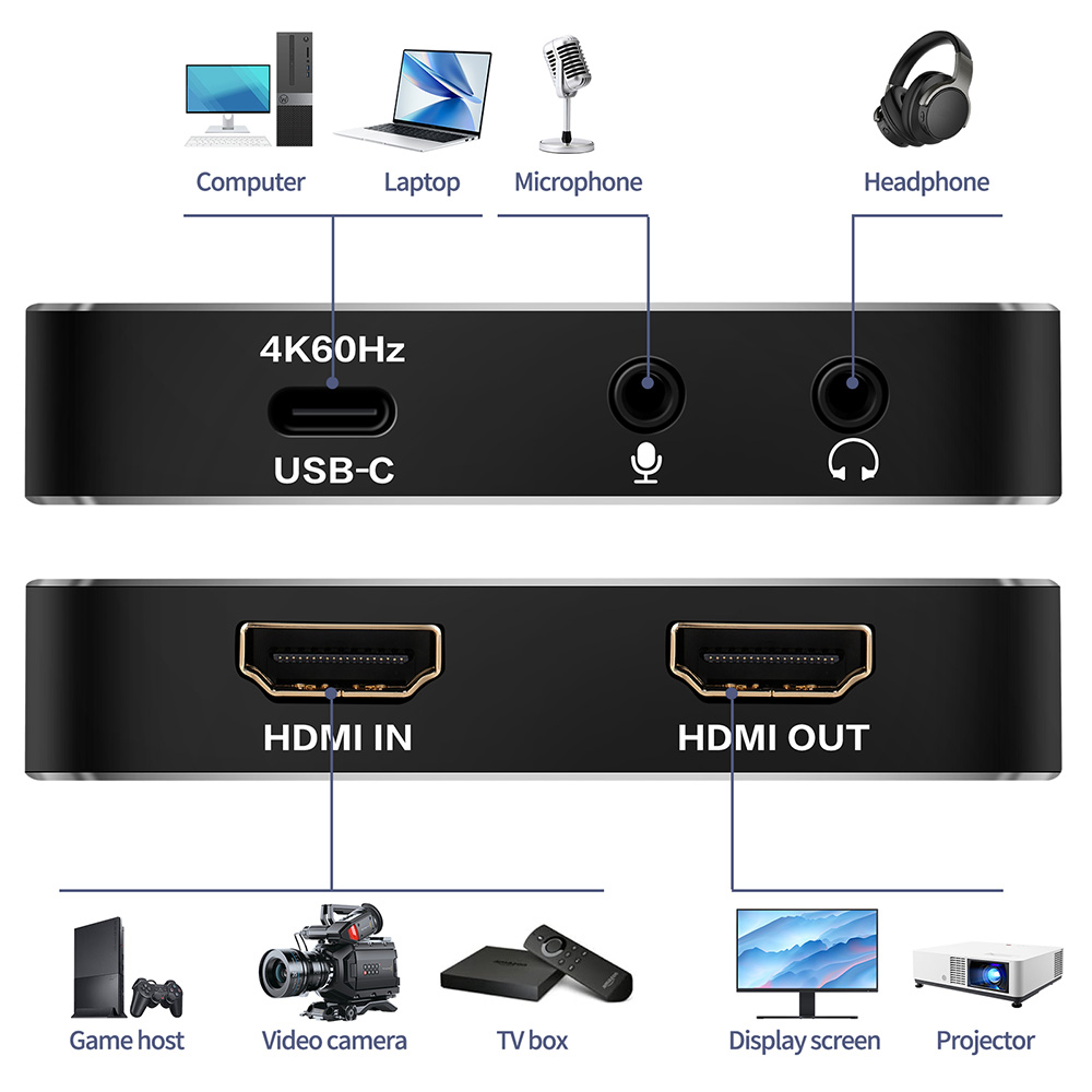 Video Capture Card Compatible  - Capture Card 4K Hdmi review and price