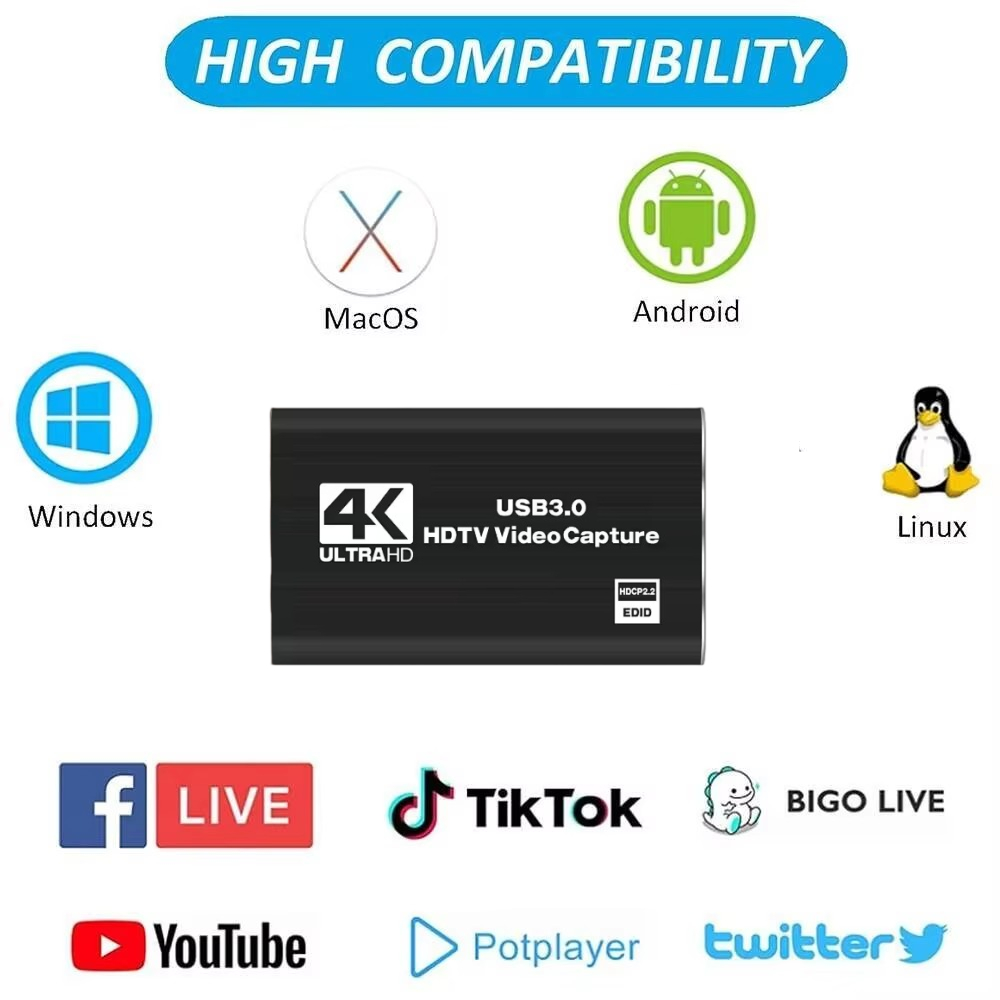 Roreta 4K USB 3.0 Video Captur - Capture Card 4K Hdmi review and price
