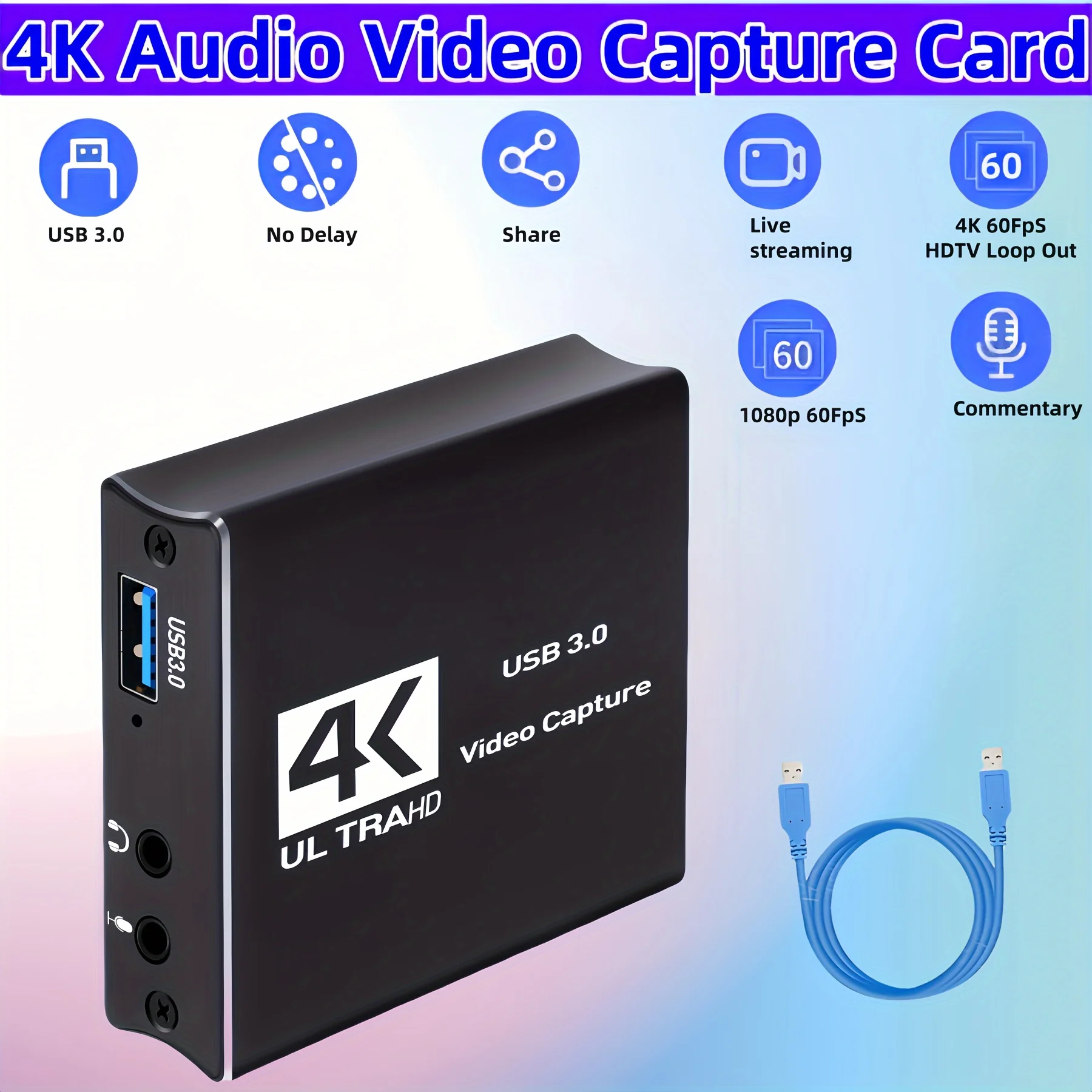 USB3.0 Video Capture HDMI Card - Capture Card 4K Hdmi review and price