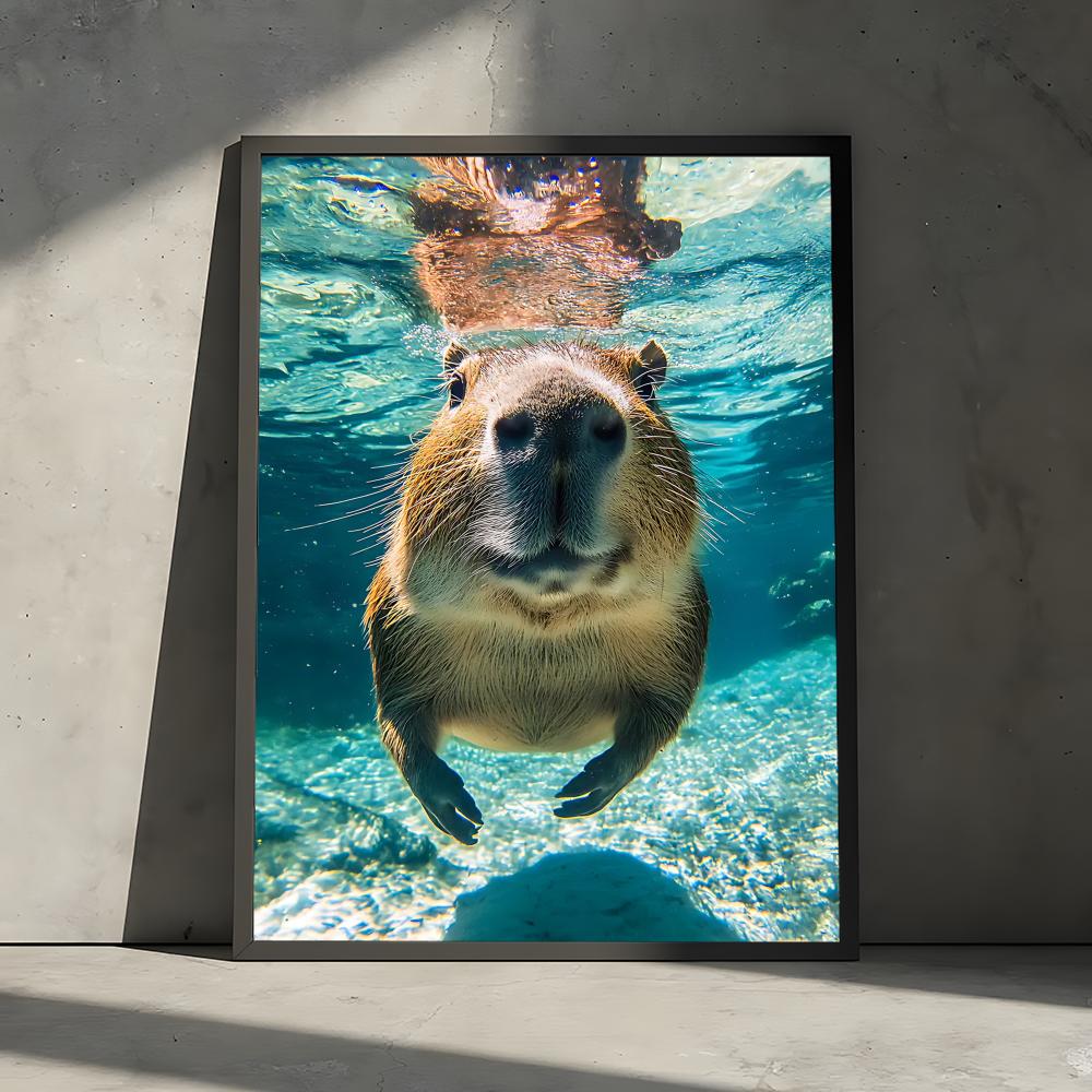 Healing Capybara Poster Art Po - Esports Gaming Wallpaper review and price