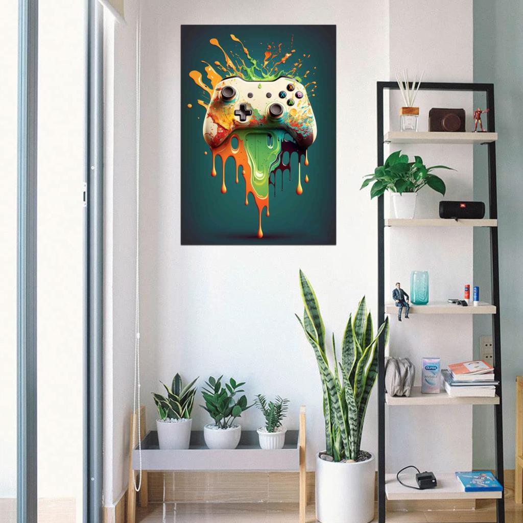 80s Colorful Punk Neon Gamer C - Esports Gaming Wallpaper review and price