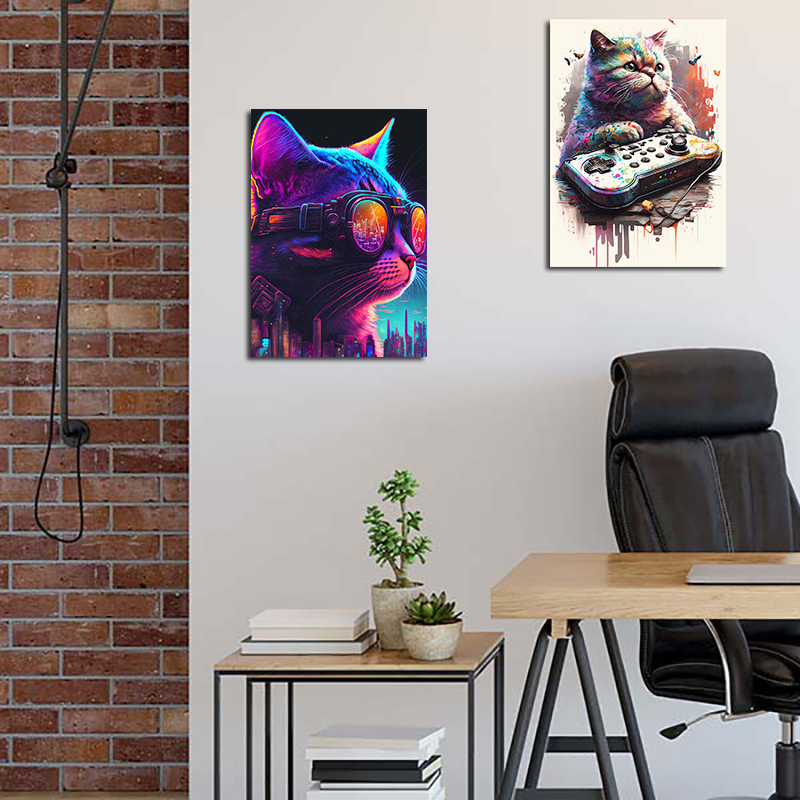 80s Colorful Punk Neon Gamer C - Esports Gaming Wallpaper review and price