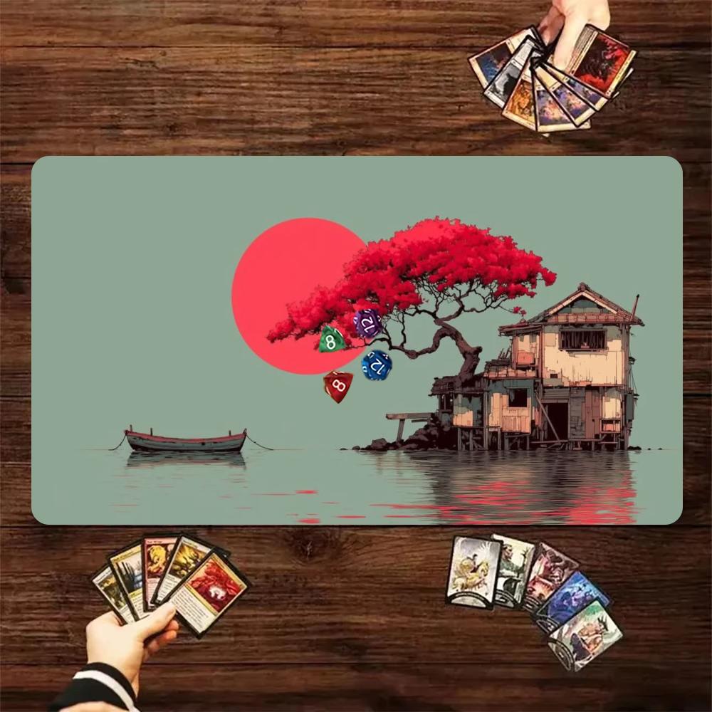 Ukiyo‑e Landscape TCG Playmat  - Esports Gaming Houses review and price