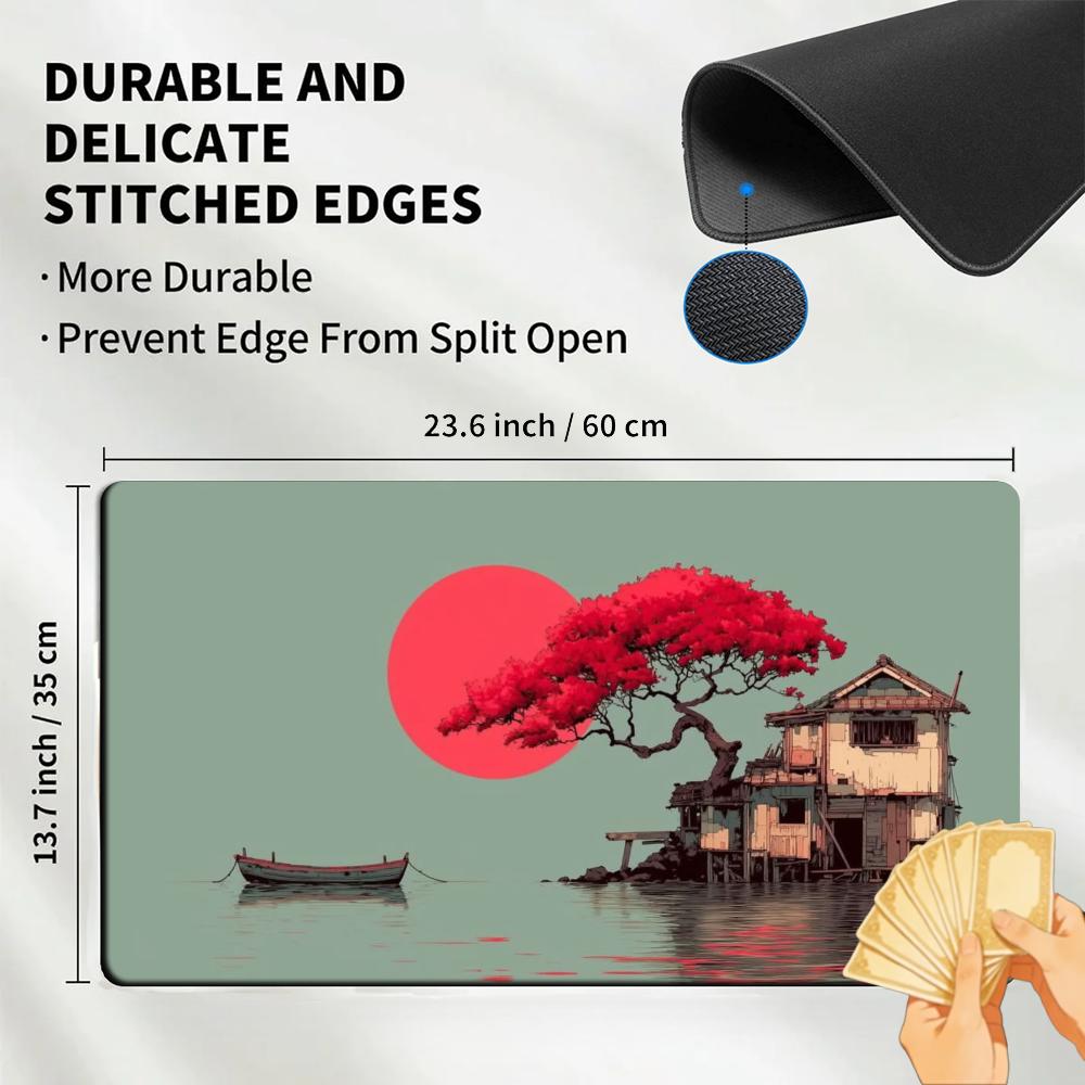 Ukiyo‑e Landscape TCG Playmat  - Esports Gaming Houses review and price
